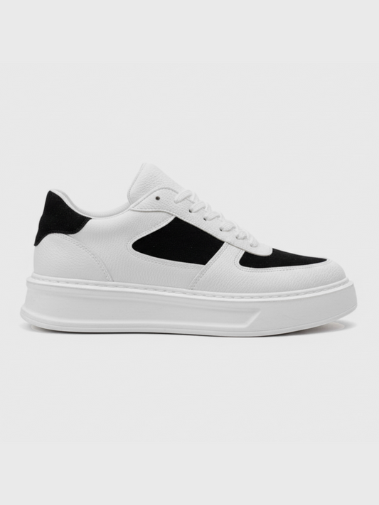 Apollo Moda Men's Artemis Orion white and black casual sneaker, main product photo